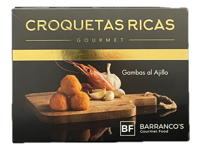 Croquetas aux gambas à l'ail